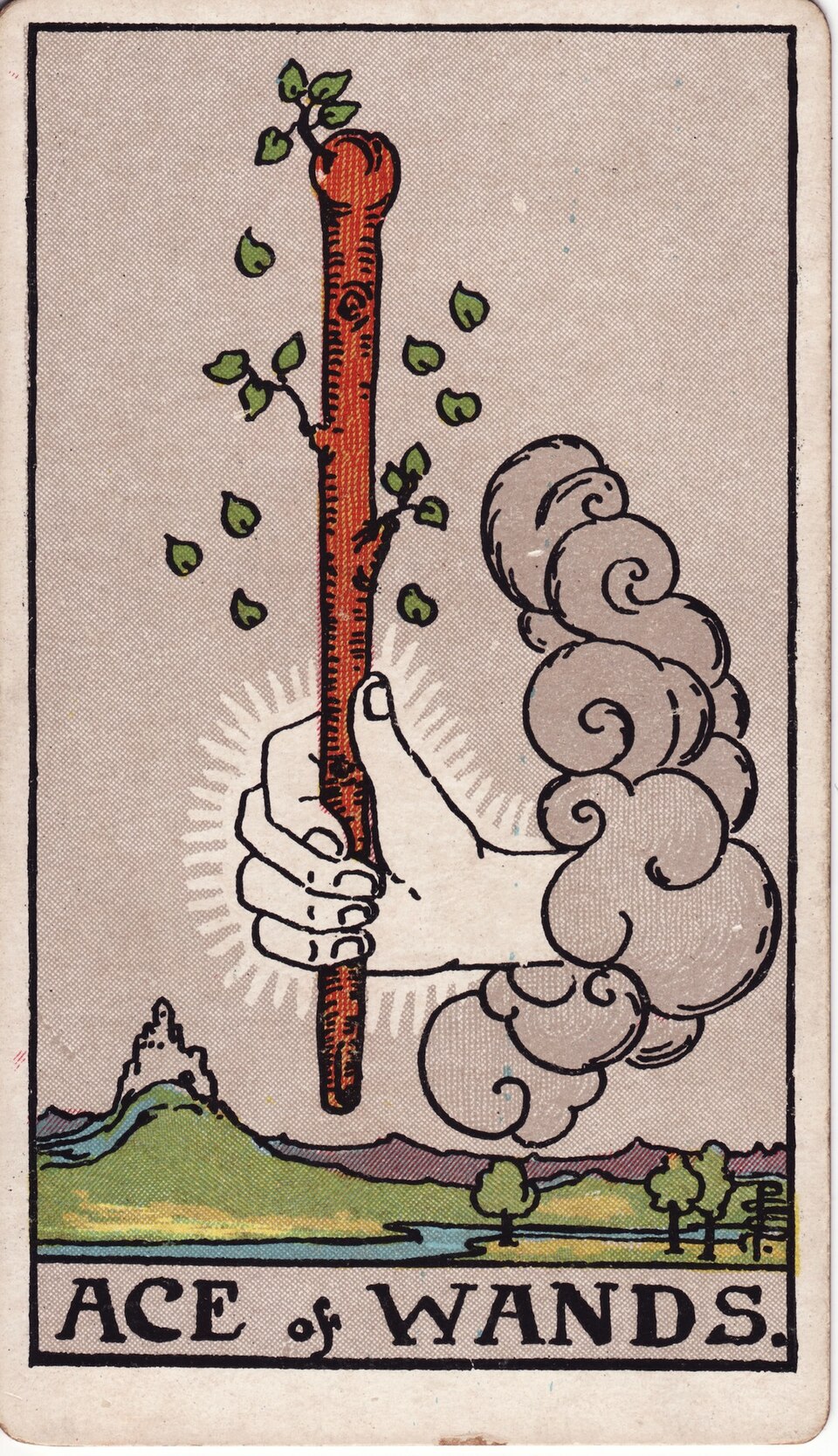 Minor Arcana from the Rider–Waite–Smith tarot, 1909, public domain